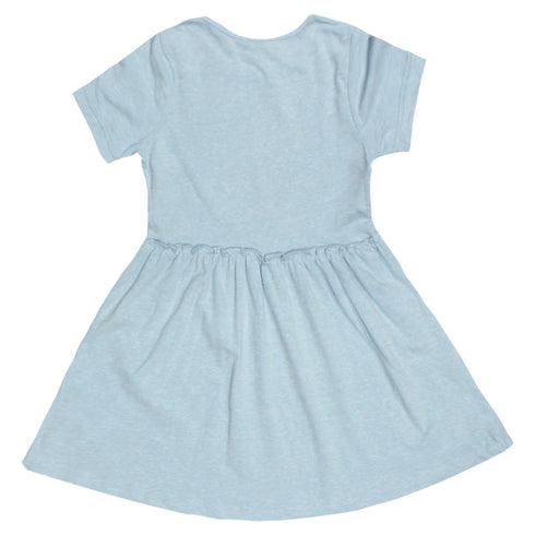 KIDS Girls Print Blue Girls Cotton Dress