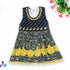 KIDZ PARADISE Flower Print Yellow Girls Dress