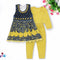KIDZ PARADISE Flower Print Yellow Girls Dress