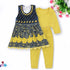 KIDZ PARADISE Flower Print Yellow Girls Dress