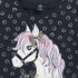 KIKI And KOKO Unicorn Blue Girls Premium Cotton T shirt