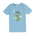 KUNIBOO Fish Print Blue Boys Premium Cotton Tshirt