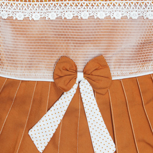 Kidz Paradise Orange Girls Cotton 3 Piece Set