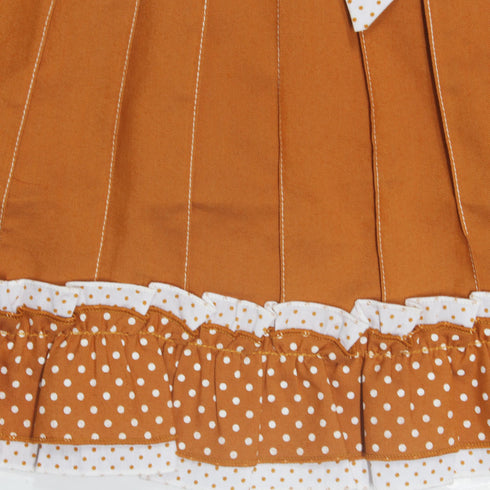 Kidz Paradise Orange Girls Cotton 3 Piece Set