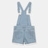 (Minor B) LANIDOR Bottom Lace Light Blue Girls Short Denim Dungaree