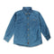 LANIDOR Pocket Blue Boys Denim Shirt