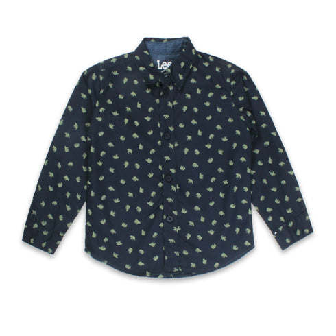 LEE All Over Bear Blue Boys Cotton 2 Piece Set