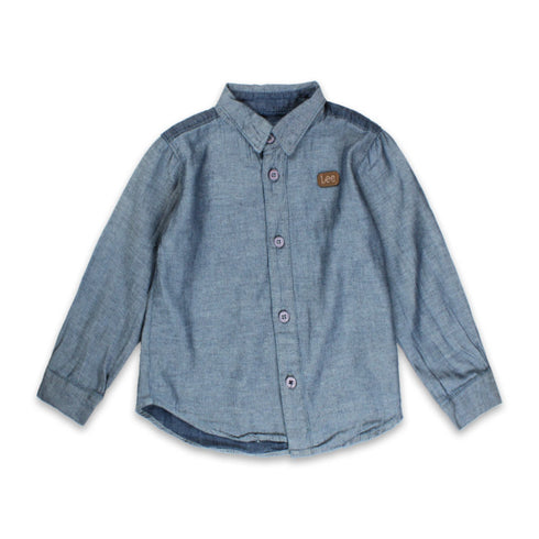 LEE Blue Denim Boys Cotton 2 Piece Set