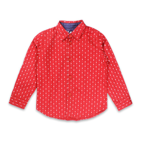 LEE Red Boys Cotton 2 Piece Set