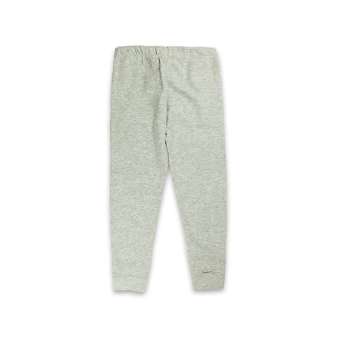 LEE White And Black Draw Cord Grey Boys Cotton Fleece Trouser