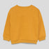 LEFTIES Think Happy Yellow Girls Cotton Terry Sweat Shirt