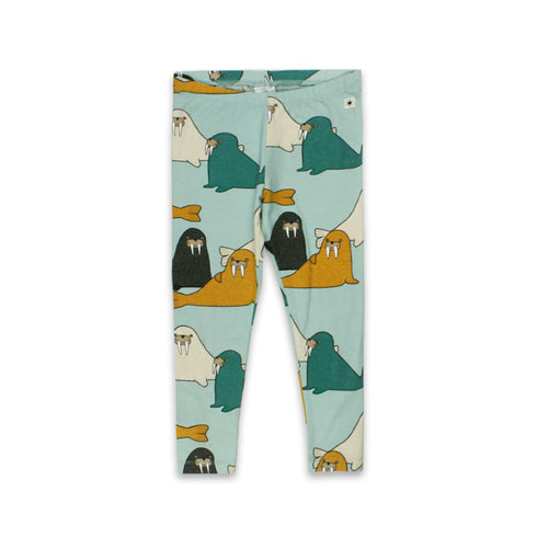 LINDEX Animal Green Girls Cotton Legging