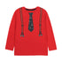 LITTLE KIDS Tie Print Red Boys Cotton T shirt