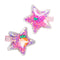 Girls Pink Star with Berry Hair Clip