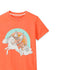MANGO Glitter Unicorn Pink Girls Premium Cotton T shirt