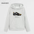 MANGO Football Boots Grey Boys Cotton Terry Hoodie