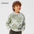 MANGO LEAVES PRINTED SWEATSHIRT