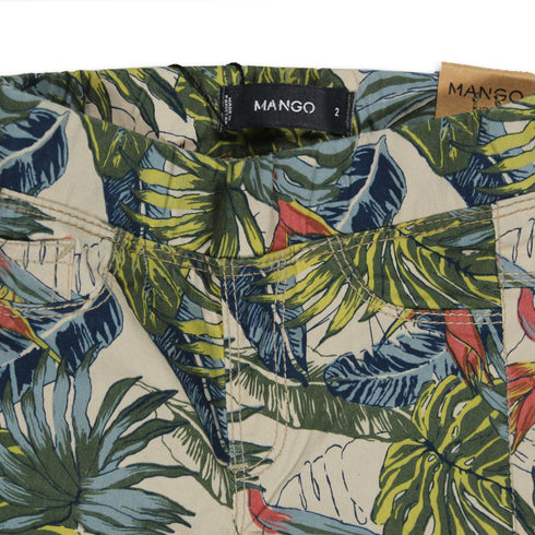 MANGO Leaf Green Denim Jegging