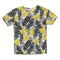 MANGO Leaf Print White Boys Premium Cotton Tshirt