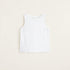 MANGO White Girls Cotton Tank Top