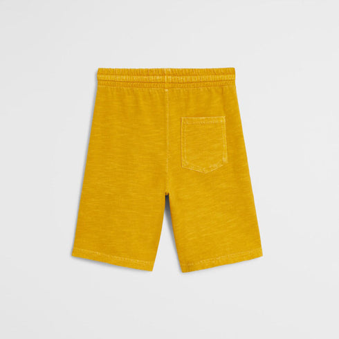 MANGO Yellow Boys Cotton Shorts