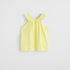 MANGO Yellow Girls Cotton Tank Top