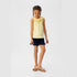 MANGO Yellow Girls Cotton Tank Top