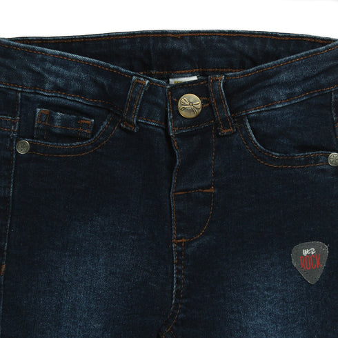 MAX Sand Washed Blue Boys Denim Jeans