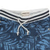 MAYORAL All Over Leaf Elastic Blue Boys Cotton Shorts