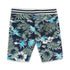 MAYORAL All Over Leaf Flower Elastic Blue Boys Cotton Shorts