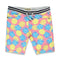 MAYORAL All Over Pineapple Elastic Pink Boys Cotton Shorts