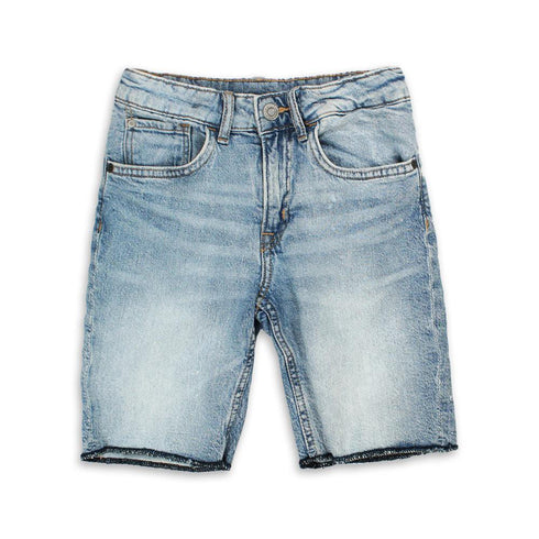 M And S All Over Fish Blue Boys Cotton T shirt 2 Piece Set