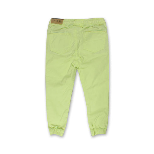 MINOTI Light Green Boys Cotton Pant