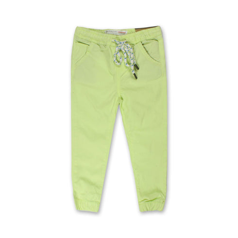 MINOTI Light Green Boys Cotton Pant