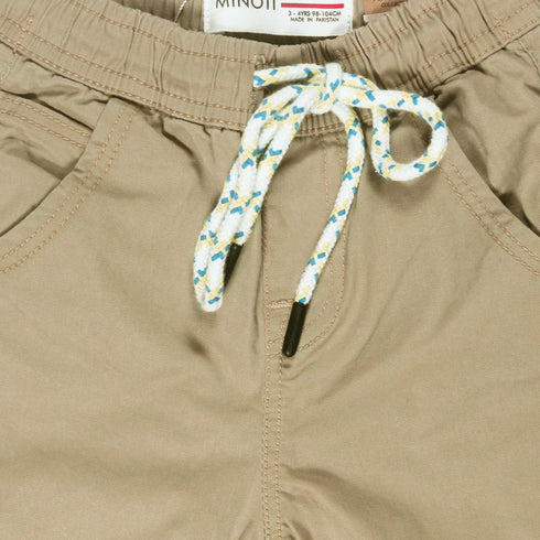 MINOTI Light Grey Boys Cotton Pant