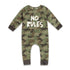 Babaluno No Rules Camouflage Green Boys Cotton Terry Body Suit