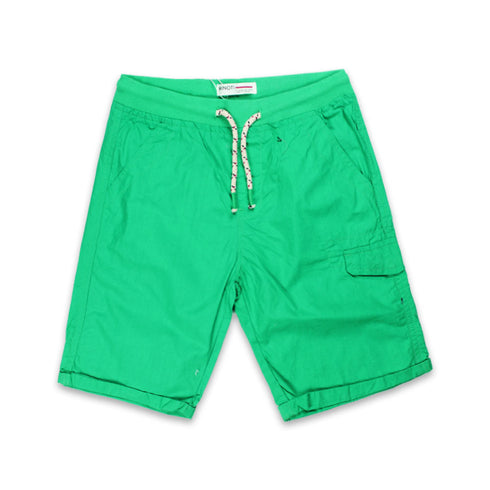 MINOTI Parrot Green Boys Cotton Shorts