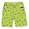 MINOTI All Over Fish Print Green Boys Cotton Shorts