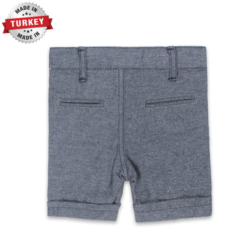 MIXBABI Blue Boys Cotton Romper 2 Piece Set