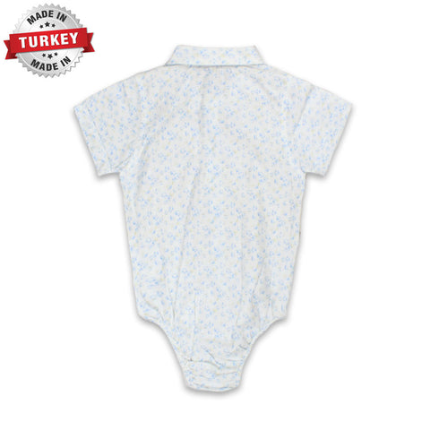 MIXBABI Light Brown Boys Cotton Romper 2 Piece Set