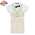 MIXBABI Light Brown Boys Cotton Romper 2 Piece Set