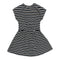 MONOPRIX KIDS Blue And White Stripes Girls Cotton Dress