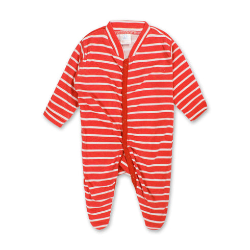 MOTHERCARE Red Stripes All Over Cars Print 3 Piece Body Suit