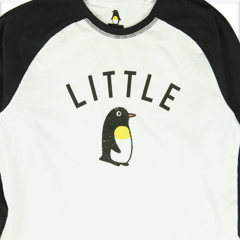 NEXT Little Penguin White And Black Girls Cotton T shirt