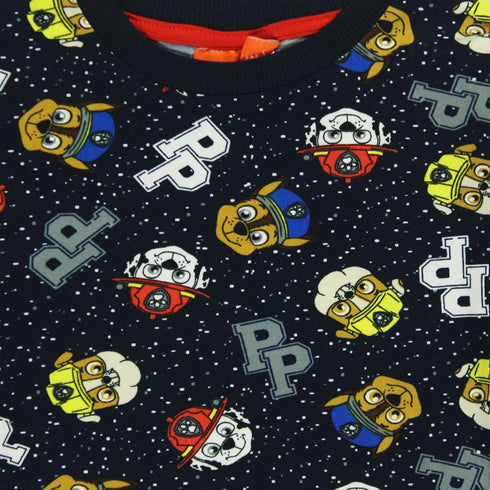 NICKELODEON All Over PAW Blue Boys Cotton T shirt