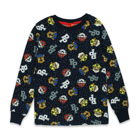 NICKELODEON All Over PAW Blue Boys Cotton T shirt