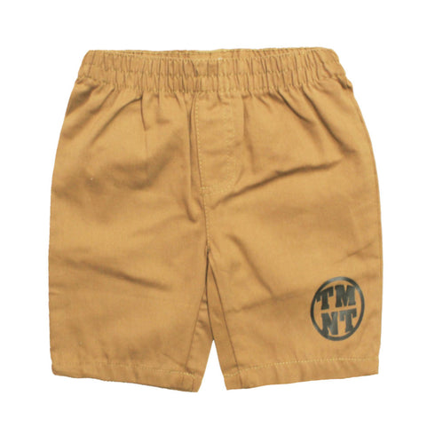 NICKELODEON Tmnt Print Brown Boys Cotton Shorts