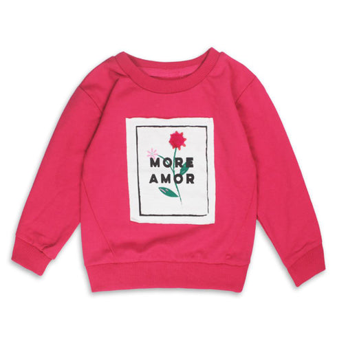 OBAIBI Flower Pink Girls Cotton 2 Piece Set