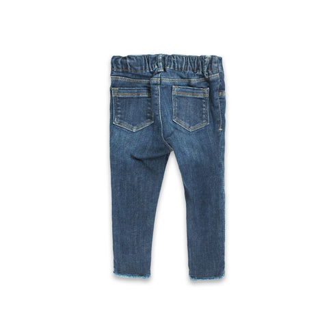 OLDNAVY Heart Patch Blue Girls Denim Jeans
