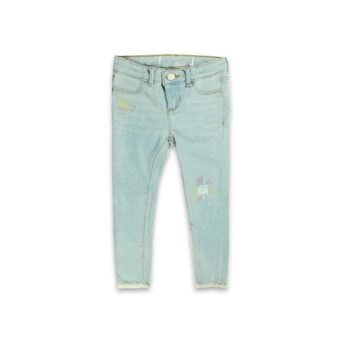 OLDNAVY Light Blue Heart Girls Denim Jeans